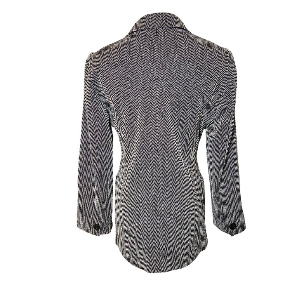 Maxmara Virgin Wool Blazer Single Button Black Gr… - image 2